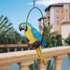 Design Toscano QL12820 10 Inch Medium Polly in Paradise Parrot