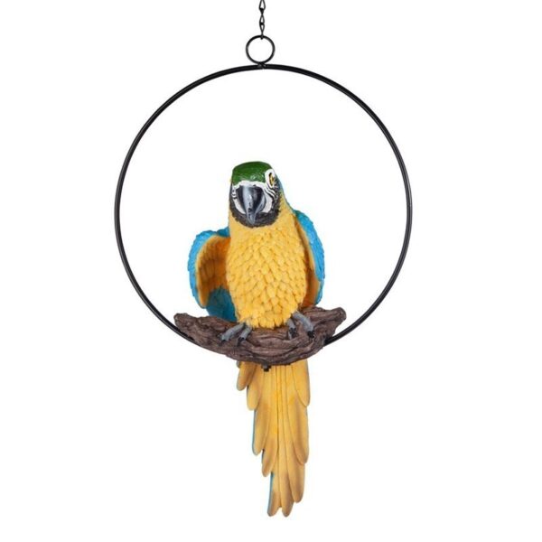 Design Toscano QL12820 10 Inch Medium Polly in Paradise Parrot