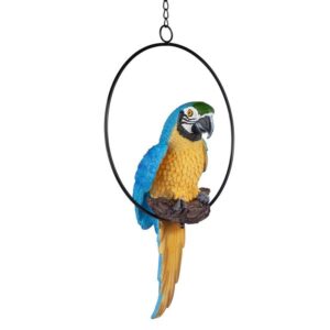 Design Toscano QL12820 10 Inch Medium Polly in Paradise Parrot