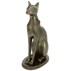 Design Toscano QL14511 4 Inch Large Bastet Cat Goddess of Ancient Egypt Statue