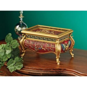 Design Toscano QL14575 9 Inch Pharaohs Chariot Treasure Box