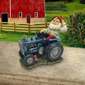 Design Toscano QL153684 14 Inch Plowing Pete on His Tractor