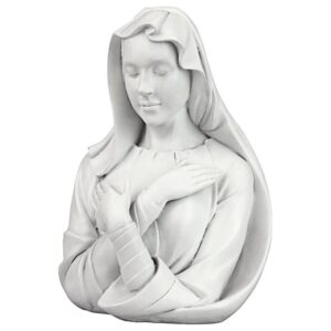 Design Toscano QL164169 5 1/2 Inch Virgin Mary Bust Statue