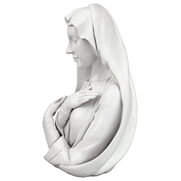 Design Toscano QL164169 5 1/2 Inch Virgin Mary Bust Statue