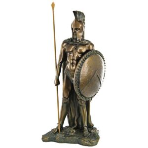 Design Toscano QL1912 4 1/2 Inch Legendary Spartan Warrior Statue