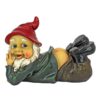 Design Toscano QL30562 9 1/2 Inch Sun Dont Shine Mooning Gnome Statue