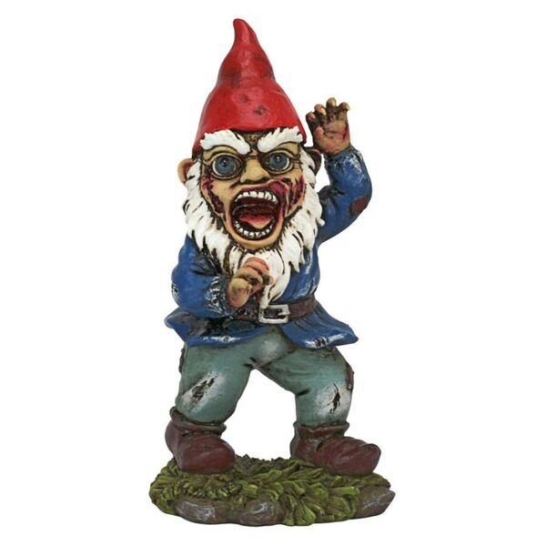 Design Toscano QL30757 4 1/2 Inch Attack of The Dead Zombie Gnome Statue