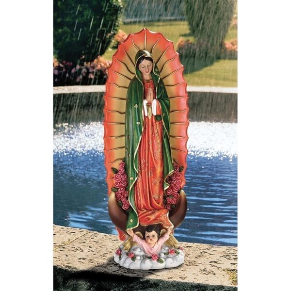 Design Toscano QL3909 10 Inch Medium Virgin of Guadalupe Statue