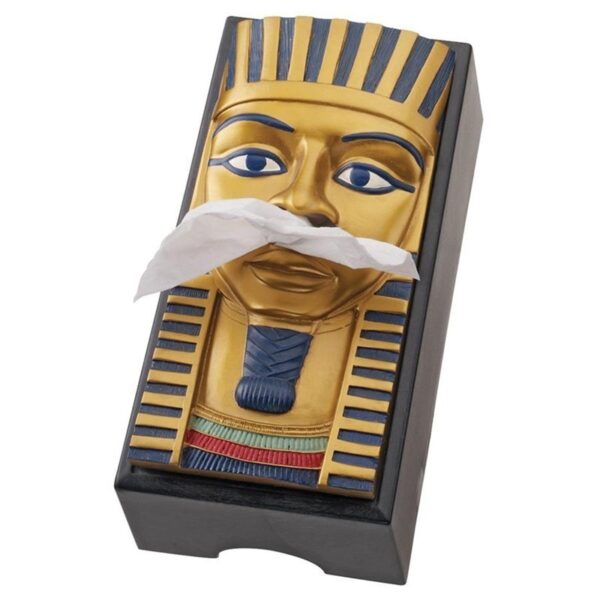 Design Toscano QL404110 5 Inch King Tut Tissue Box Cover