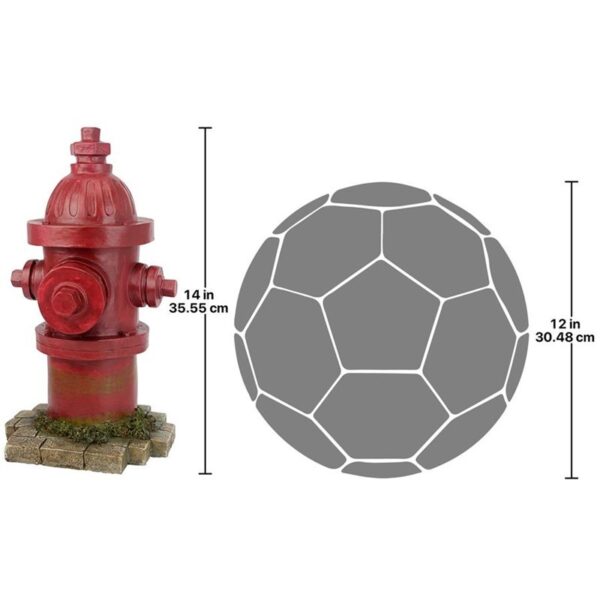 Design Toscano QL5468 8 Inch Fire Hydrant Statue