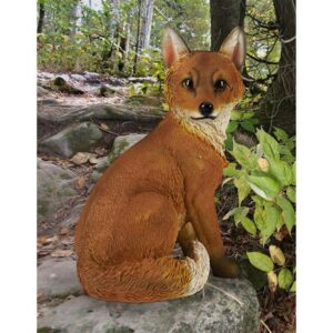 Design Toscano QL56241 10 Inch Woodland Fox Garden Statue