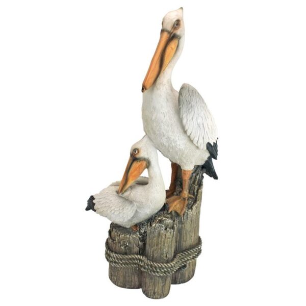 Design Toscano QL56458 9 Inch Oceans Perch Pelican Statue