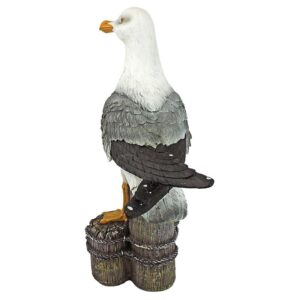 Design Toscano QL56461 12 Inch Dockside Seagull Statue