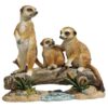 Design Toscano QL57089 15 Inch The Meerkat Clan Statue