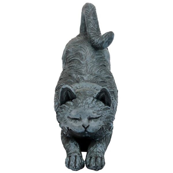 Design Toscano QL57118 12 Inch Playful Cat Stretching Statue