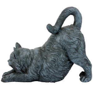 Design Toscano QL57118 12 Inch Playful Cat Stretching Statue