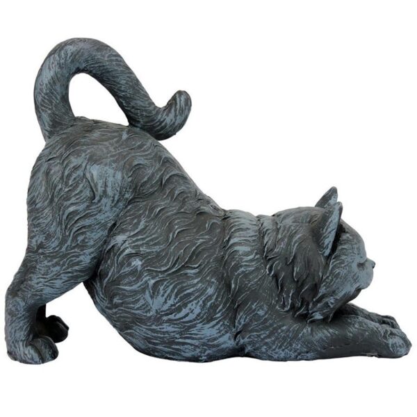 Design Toscano QL57118 12 Inch Playful Cat Stretching Statue