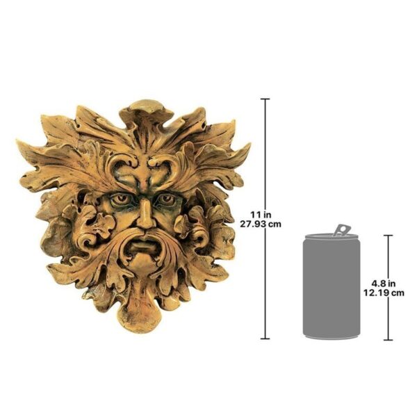 Design Toscano QL57154 12 Inch Oak King Green Man Plaque