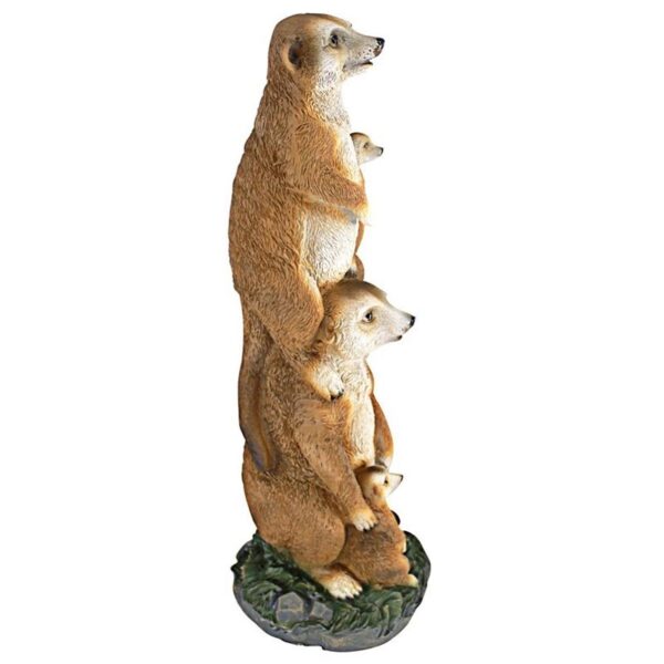 Design Toscano QL57526 Meerkat Generations Garden Statue