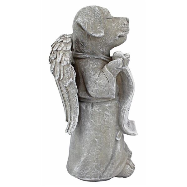 Design Toscano QL59384 5 Inch Paw Prints on Our Hearts Dog Statue