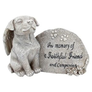 Design Toscano QL593931 6 Inch Forever in Our Hearts Dog Statue