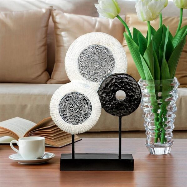 Design Toscano QL598 11 Inch Mandalas of Marrakesh Medallion Statue