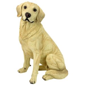 Design Toscano QL6176 9 Inch Golden Labrador Retriever Dog Statue