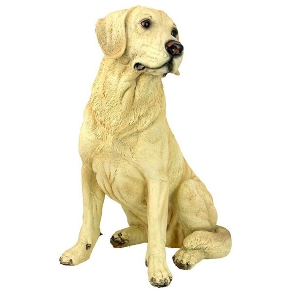 Design Toscano QL6176 9 Inch Golden Labrador Retriever Dog Statue