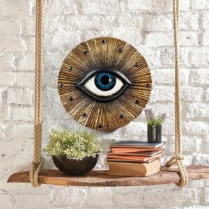 Design Toscano QL70075 10 Inch Large All Seeing Eye Wall Sculpture