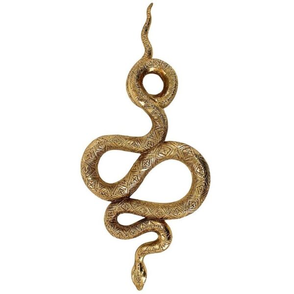 Design Toscano QL70158 9 1/2 Inch Egyptian Snake Wall Sculpture