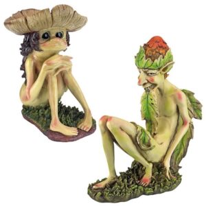 Design Toscano QL915824 14 1/2 Inch Set of Svenska and Theodore Trolls