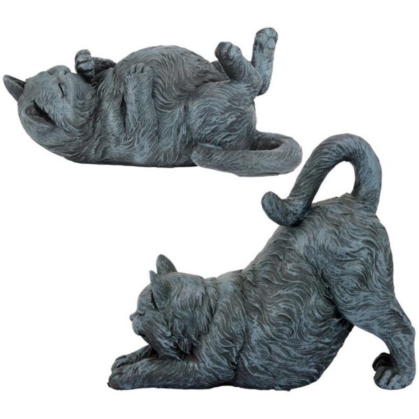 Design Toscano QL957118 Playful Cats Statues, Set of 2