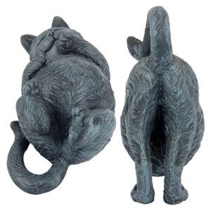 Design Toscano QL957118 Playful Cats Statues, Set of 2