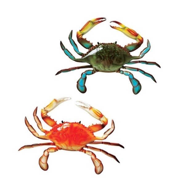 Design Toscano QL95882 18 Inch Tropical Crabs, Set of 2