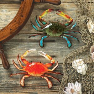 Design Toscano QL95882 18 Inch Tropical Crabs, Set of 2