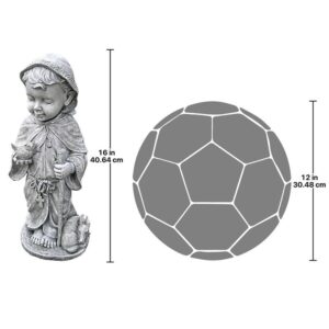 Design Toscano QM13002 7 1/2 Inch Baby St Francis Sculpture, Small