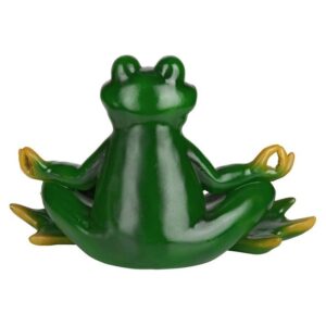 Design Toscano QM13096 12 Inch Strike a Trike a Pose Yoga Frog Statue