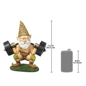 Design Toscano QM14014 10 1/2 Inch Atlas the Athletic Weightlifting Gnome