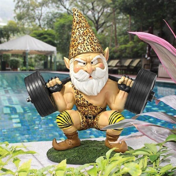 Design Toscano QM14014 10 1/2 Inch Atlas the Athletic Weightlifting Gnome