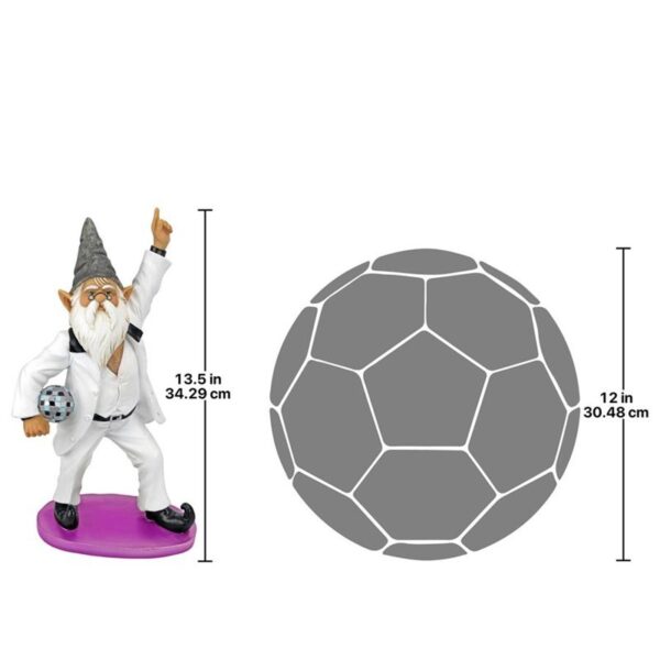 Design Toscano QM15010 7 1/2 Inch Disco Gnome