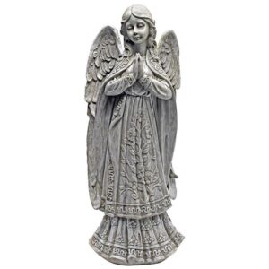 Design Toscano QM1932210 9 1/2 Inch Angelic Messenger Garden Angel Statue