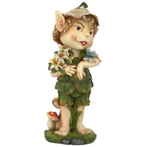 Design Toscano QM20416 5 Inch Pixie Perry Elfin Gnome Statue