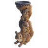 Design Toscano QM20497 8 1/2 Inch Threes a Crowd Squirrel Totem Statue