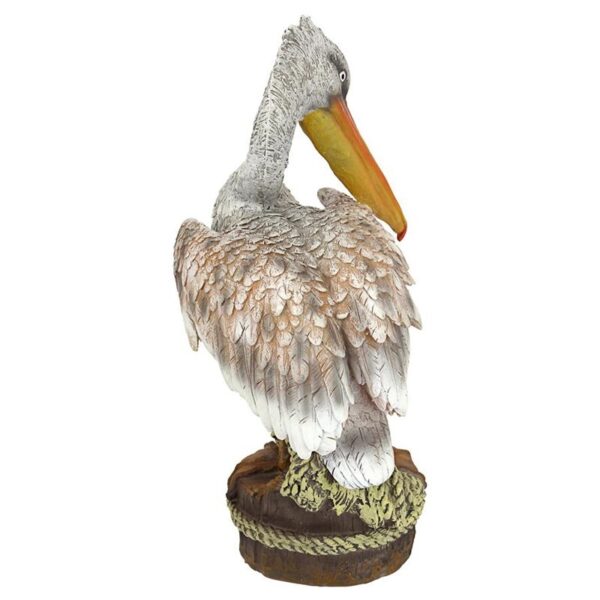 Design Toscano QM205301 7 Inch Ocean Side Pier 51 Pelican Statue