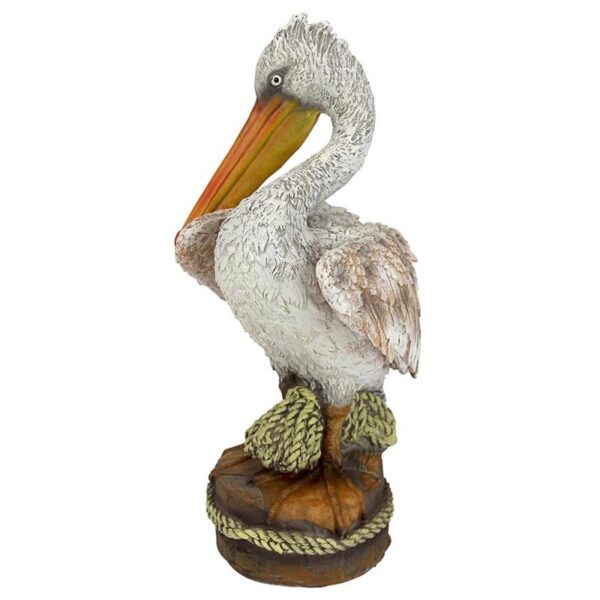 Design Toscano QM205301 7 Inch Ocean Side Pier 51 Pelican Statue