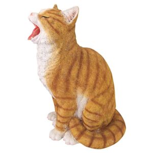 Design Toscano QM2158270 7 1/2 Inch Lazy Daze Kitty Yawning Cat Statue