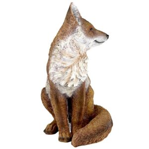 Design Toscano QM22092 9 Inch Fabian the Flamboyant Fox Garden Statue