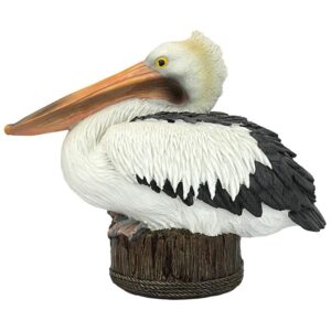 Design Toscano QM22398 12 Inch Dock of the Bay Pelican Statue