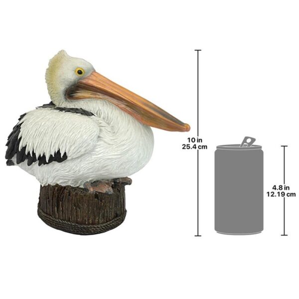 Design Toscano QM22398 12 Inch Dock of the Bay Pelican Statue