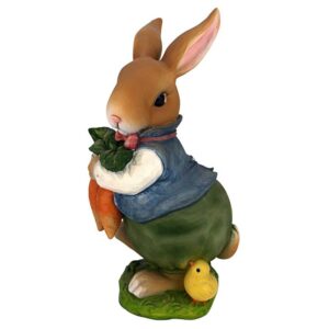 Design Toscano QM226181 7 Inch Bunny Hop Father Rabbit Statue